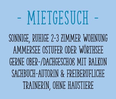 Mietgesuch