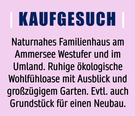 Kaufgesuch