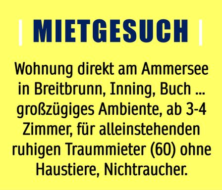 Mietgesuch